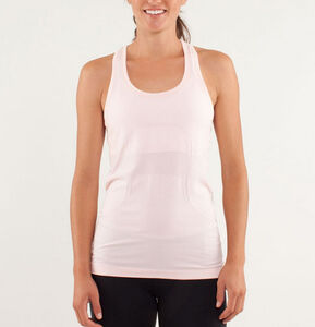Lululemon Swiftly Tech Racerback Tank Light Pink Size 6 NWT